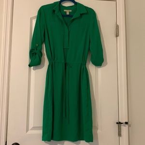 Banana Republic green dress